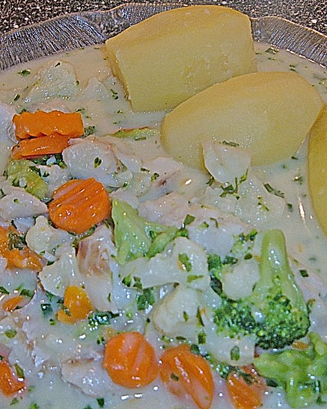 Fisch - Gemüse - Ragout