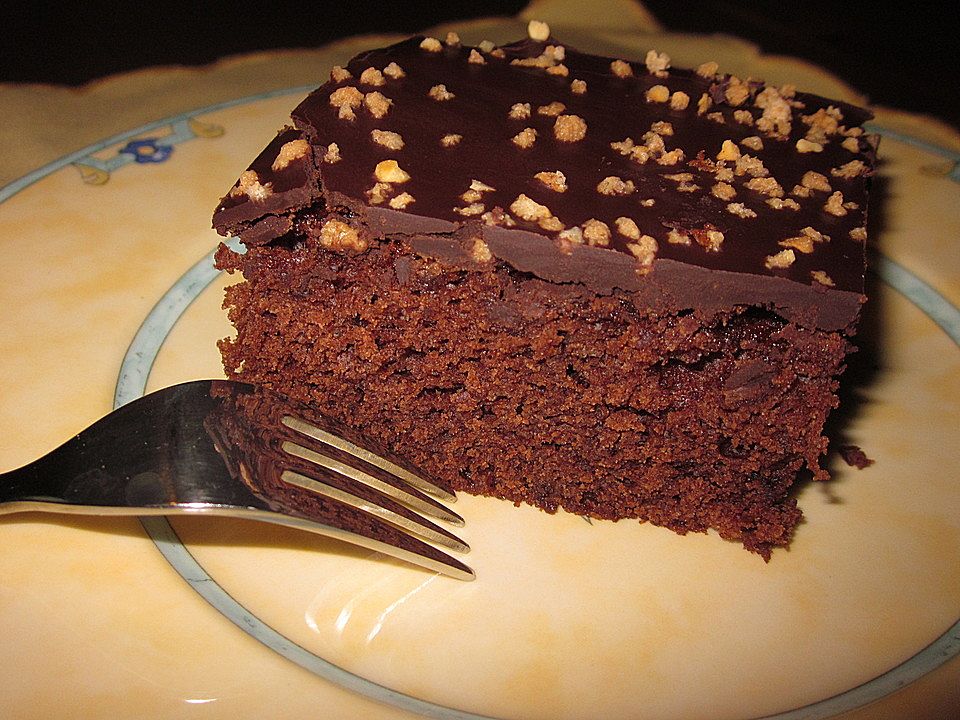 Schokoladen-Blechkuchen von lucynoosa | Chefkoch