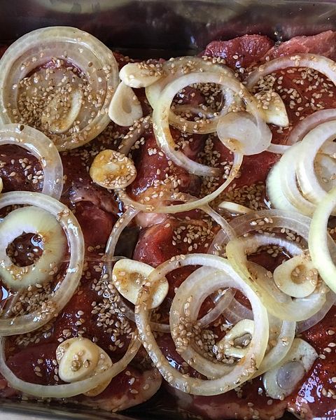 Marinade pikant und würzig für Schweinebraten von rammstein