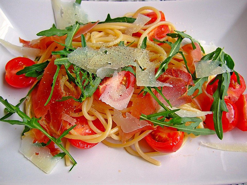 Spaghetti mit Rucola von tazikova| Chefkoch