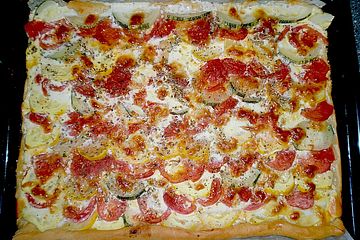 Tomaten - Zucchini - Kuchen