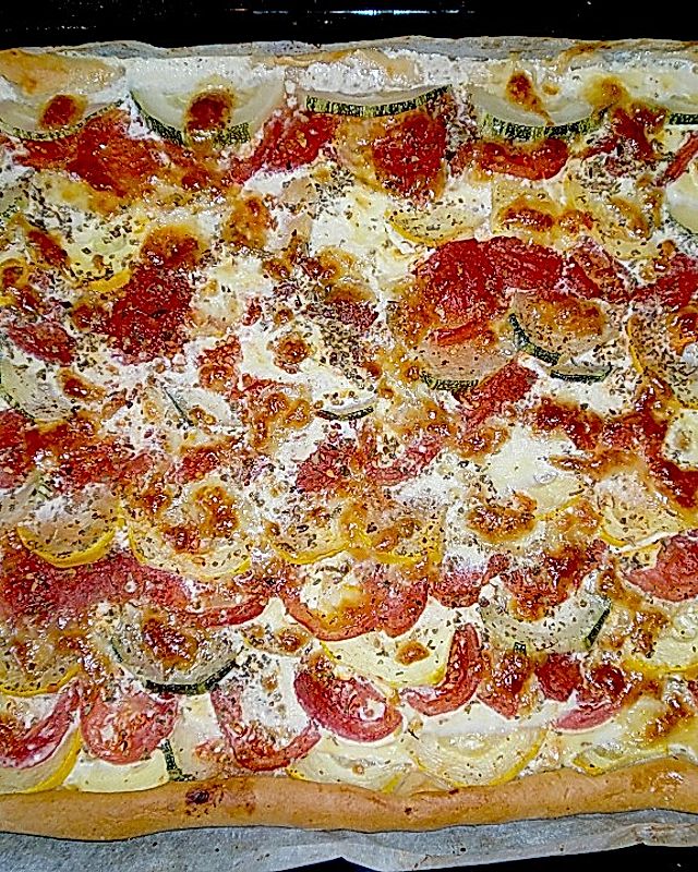 Tomaten - Zucchini - Kuchen
