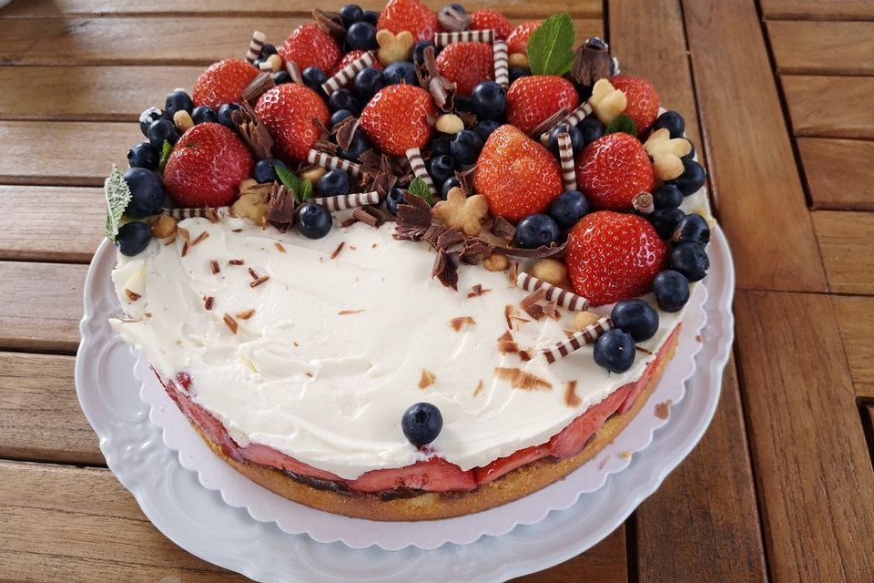 Erdbeer-Mascarpone-Torte