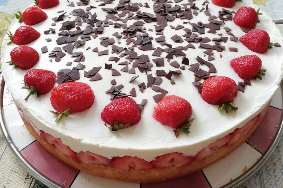 Erdbeer-Mascarpone-Torte