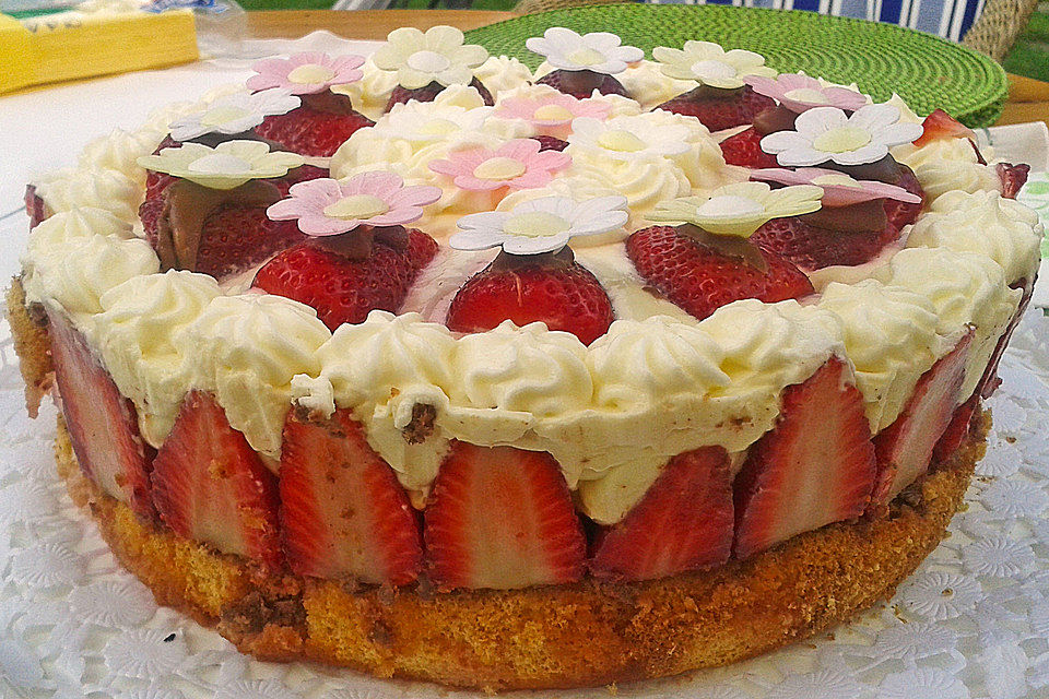 Erdbeer-Mascarpone-Torte