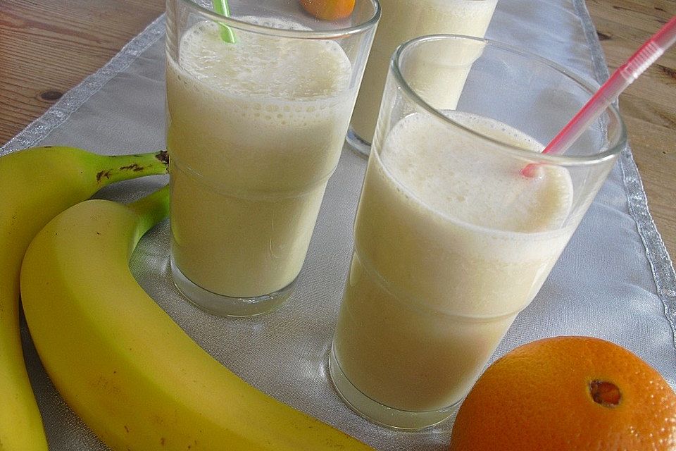 Bananen - Milch - Shake