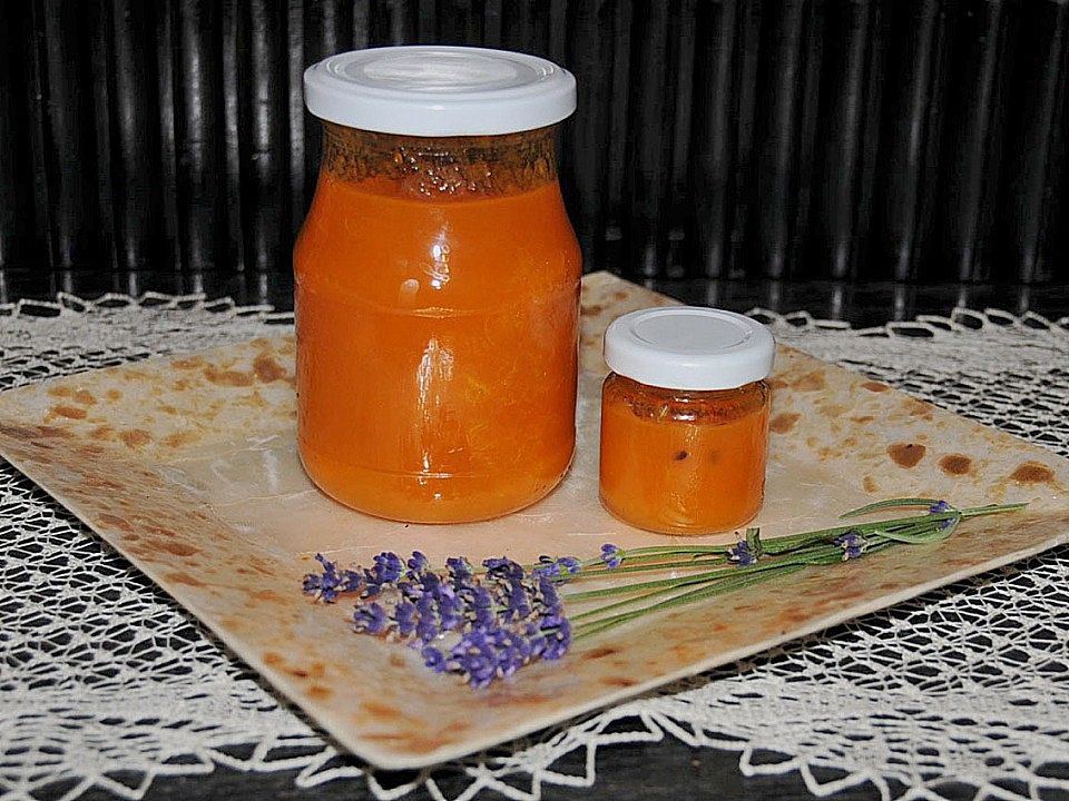 Aprikosenmarmelade Mit Lavendel — Rezepte Suchen