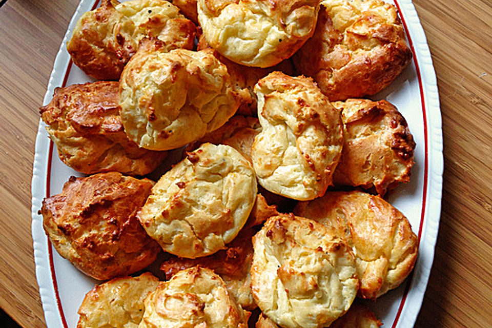 Gougères aus Burgund - Windbeutel