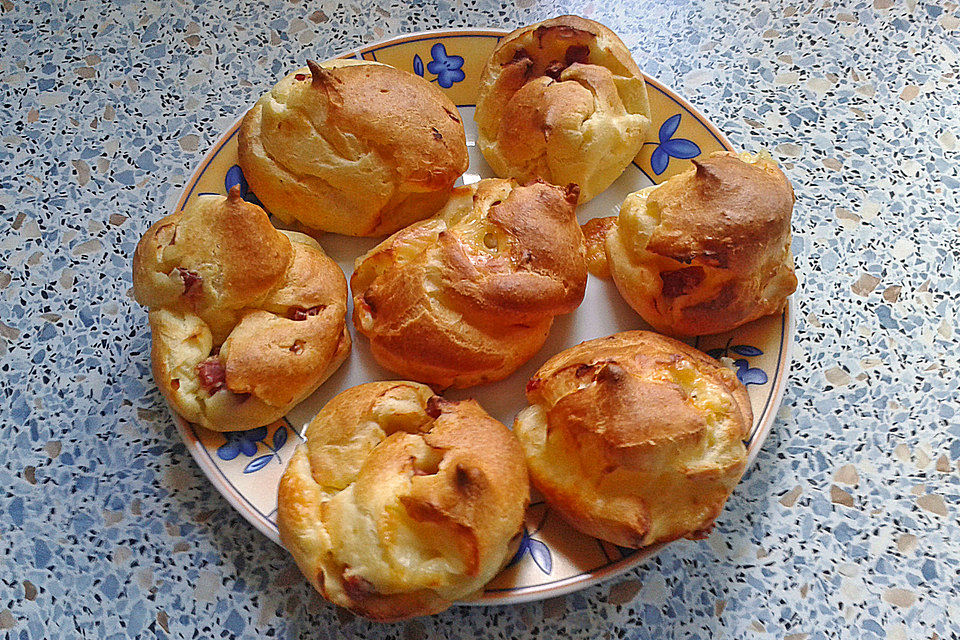 Gougères aus Burgund - Windbeutel