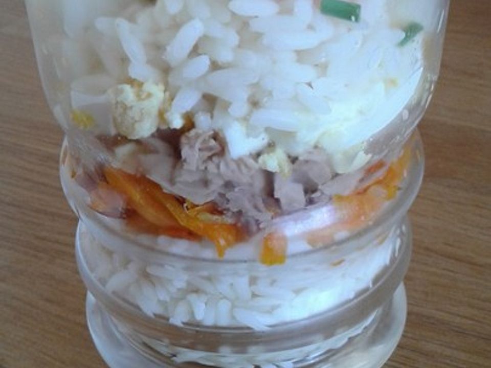 Schichtsalat mit Thunfisch nach japanischer Art von bembelchen | Chefkoch