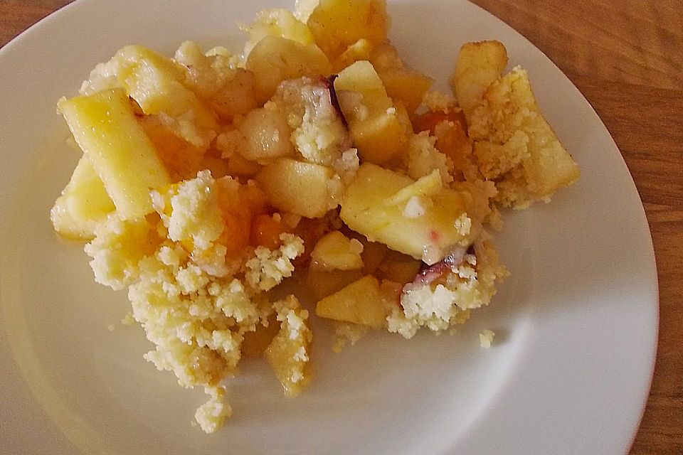 Apfel - Birnen - Crumble