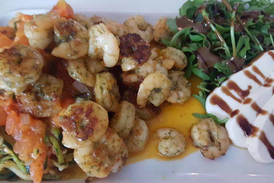 Gebratene Scampi Gebratene Scampi