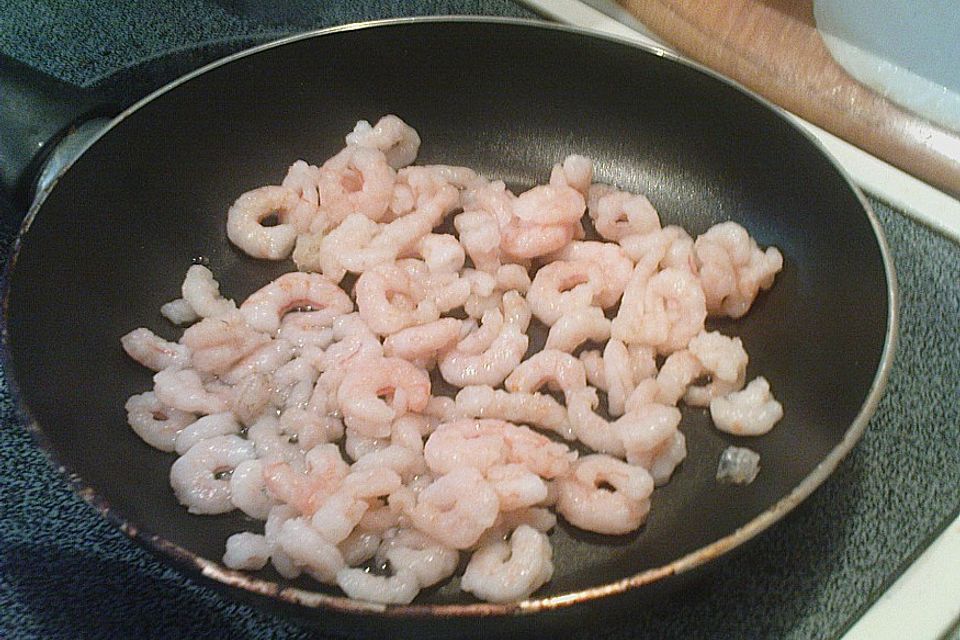 Gebratene Scampi Gebratene Scampi