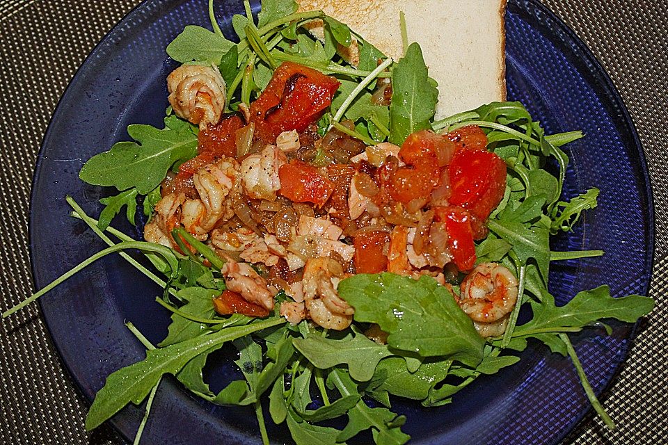 Gebratene Scampi Gebratene Scampi