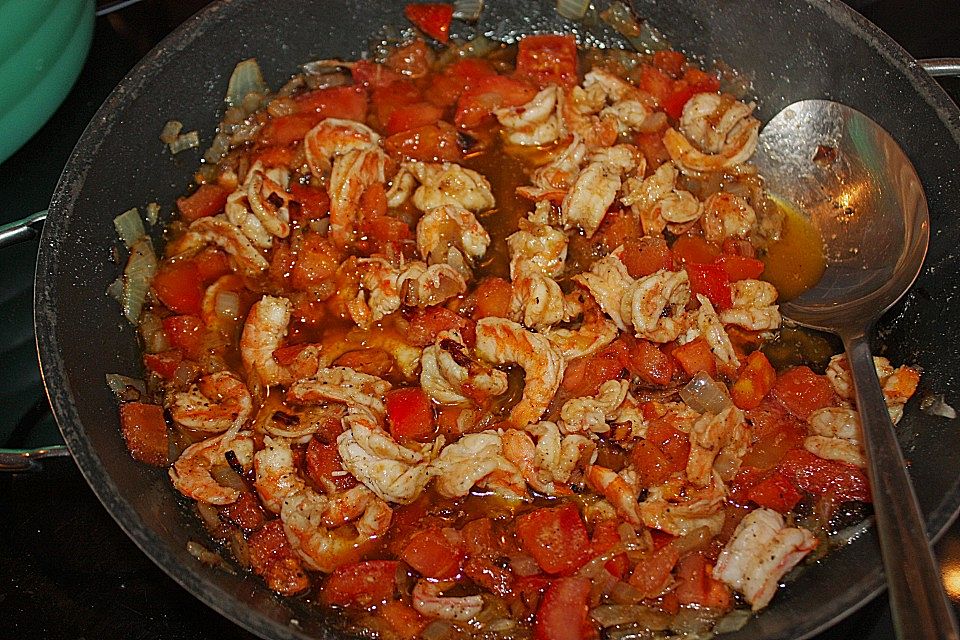 Gebratene Scampi Gebratene Scampi
