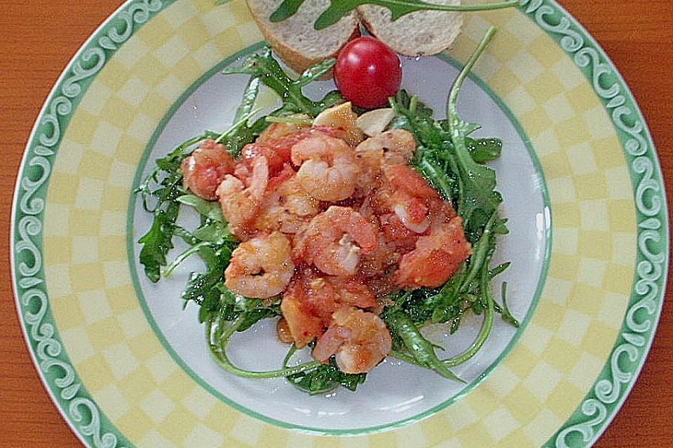Gebratene Scampi Gebratene Scampi