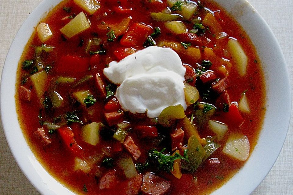 Rosis Paprika - Rahm - Suppe