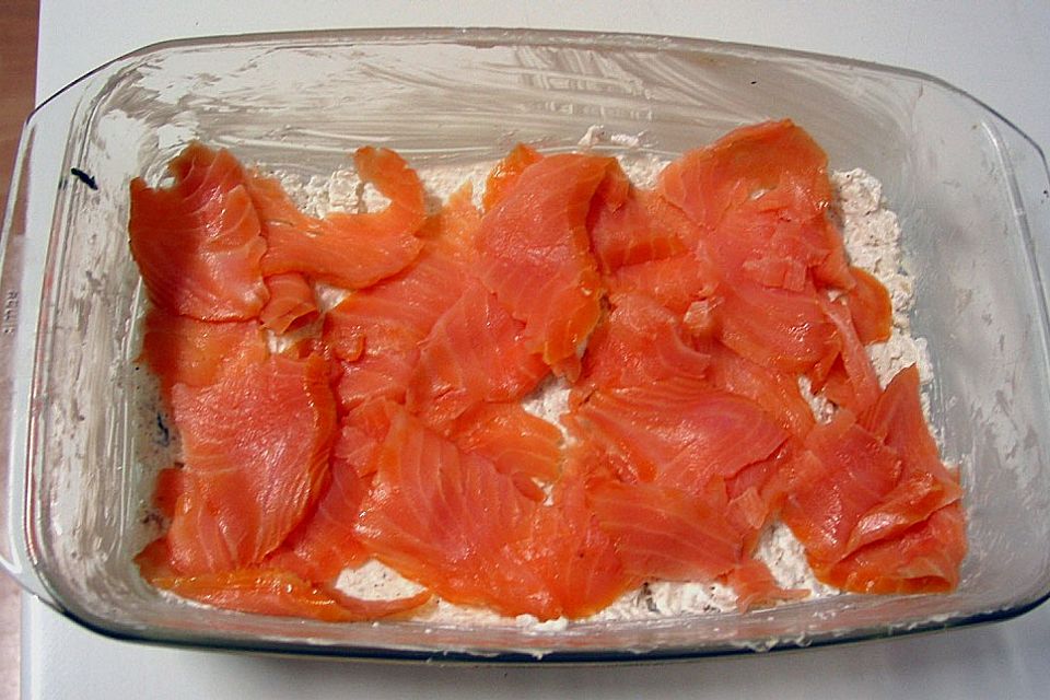 Lachs - Spinat - Auflauf