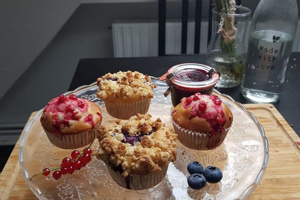 Johannisbeer - Bananen - Muffins