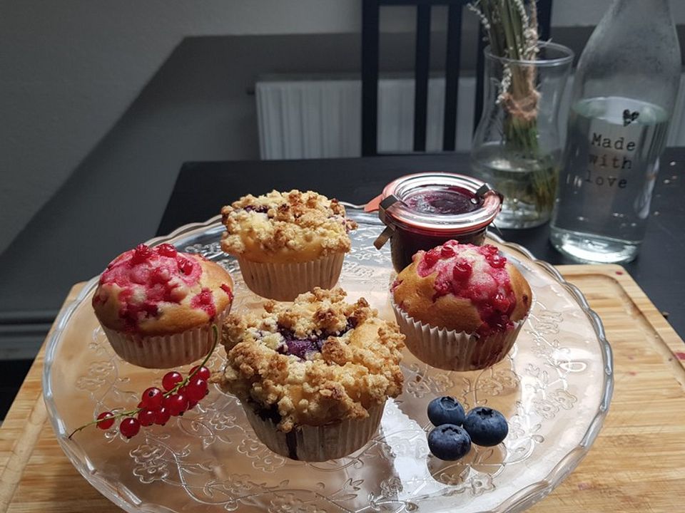 Johannisbeer - Bananen - Muffins von Mickik| Chefkoch