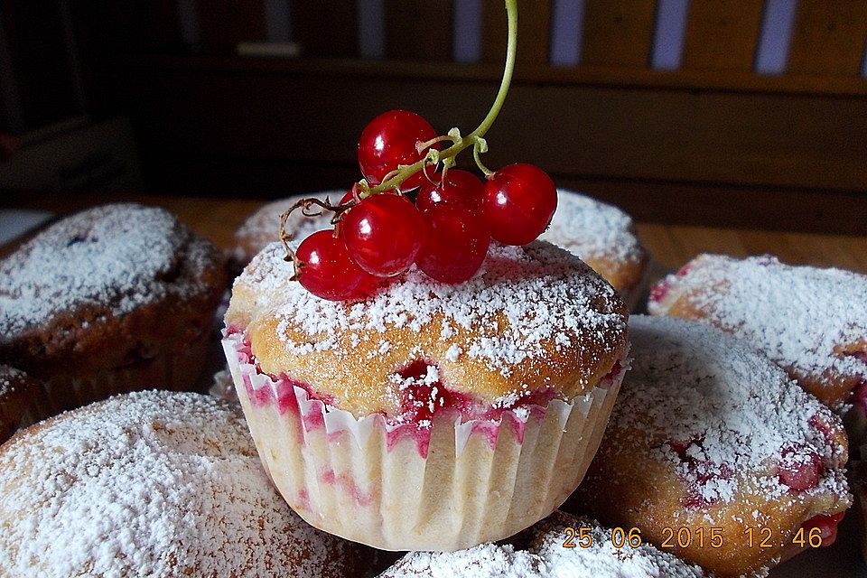 Johannisbeer - Bananen - Muffins