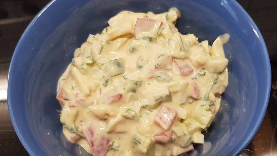 Pikanter Eiersalat mit Creme fraiche von Detti1x1