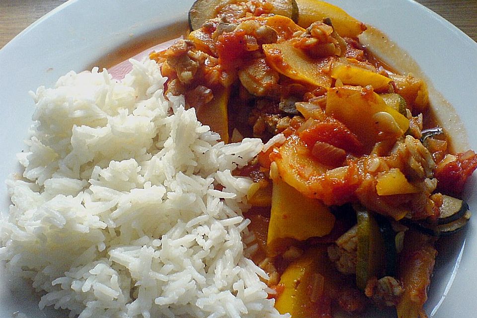 Zucchini-Fisch-Pfanne