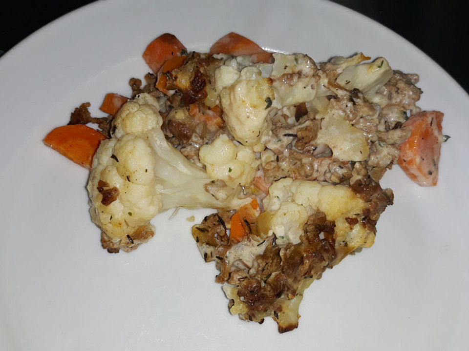 Blumenkohlauflauf mit Hack und anderen Möglichkeiten. von Poepie| Chefkoch