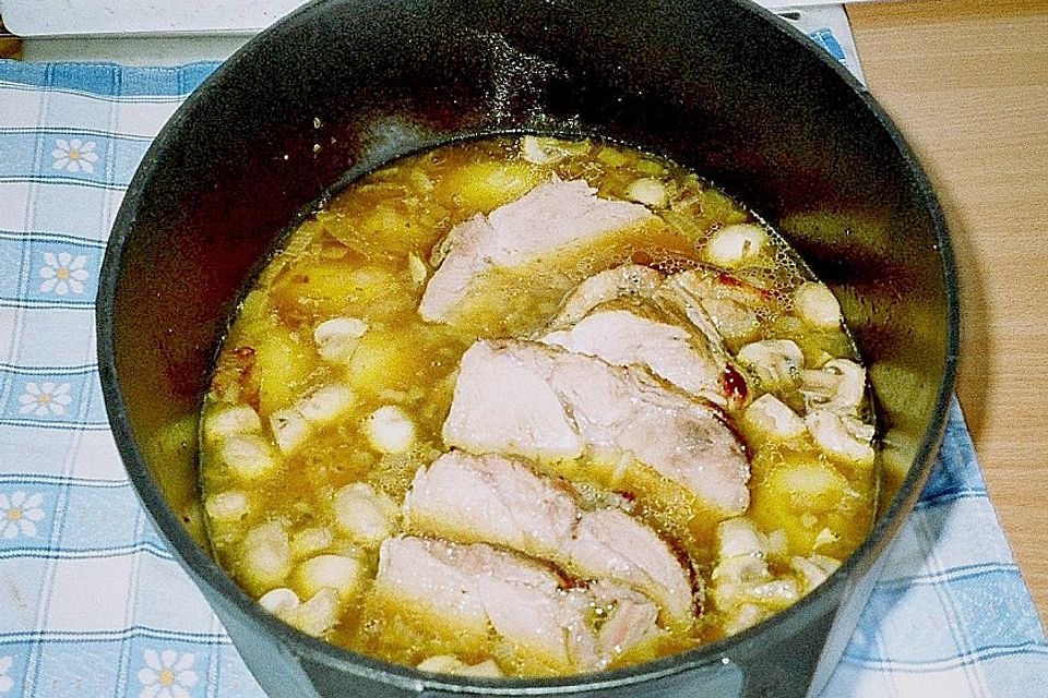 Schweinebraten in würziger Biersauce