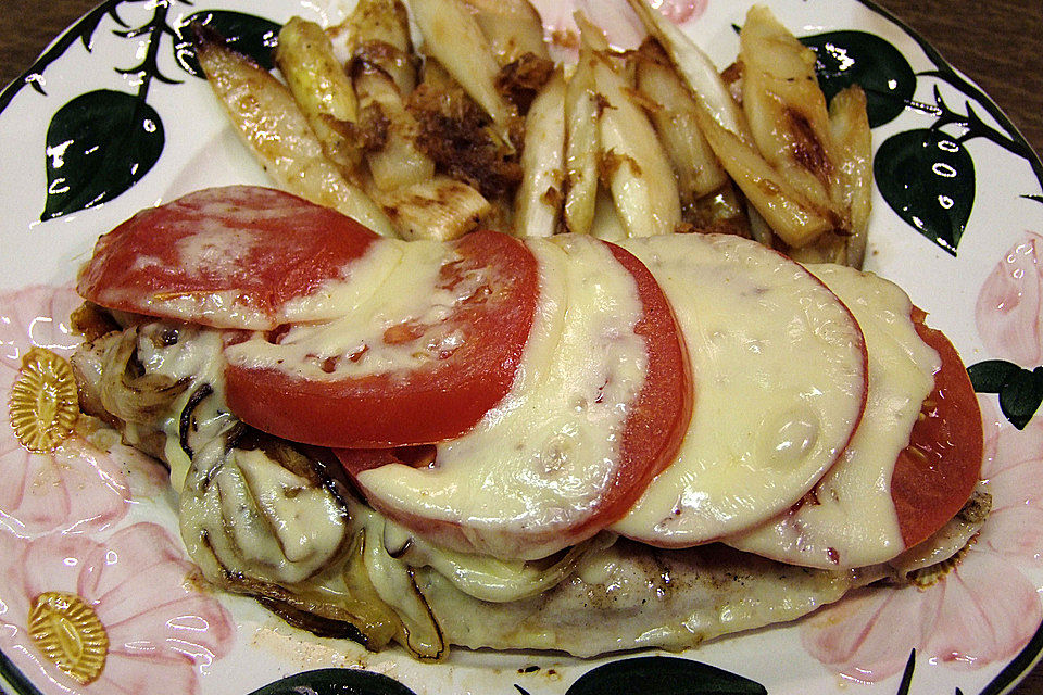 Gebratener Spargel mit Parmesan