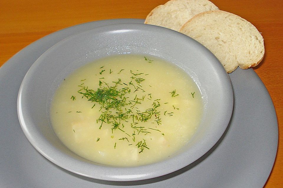 Kartoffel - Sellerie - Thymian - Suppe