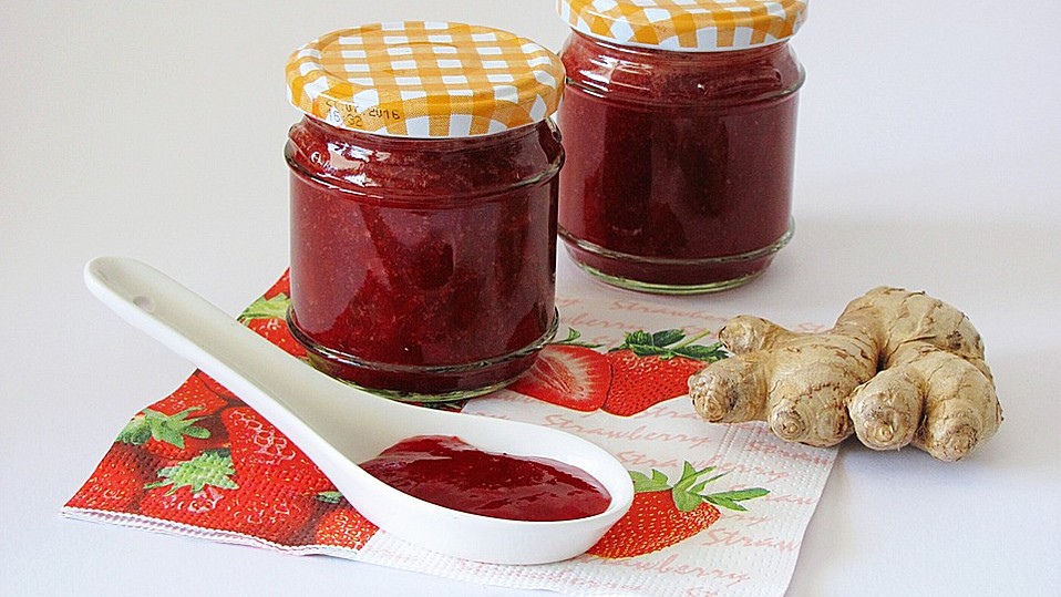 Erdbeer - Ingwer - Marmelade von grisella Erdbeer - Ingwer - Marmelade von grisella