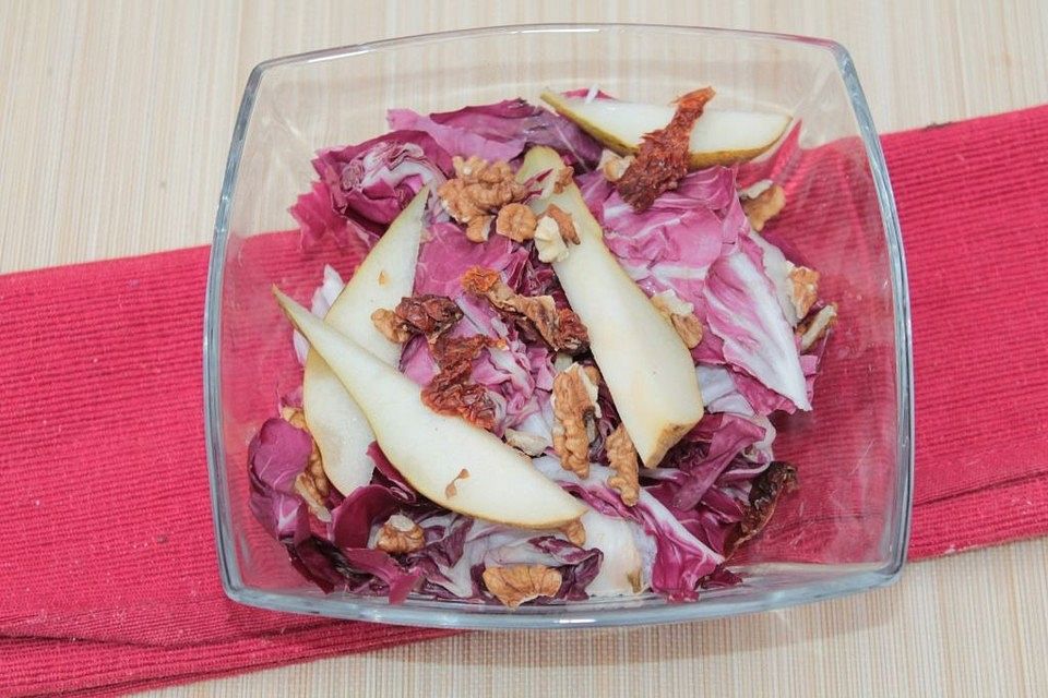 Radicchio - Birnen Salat