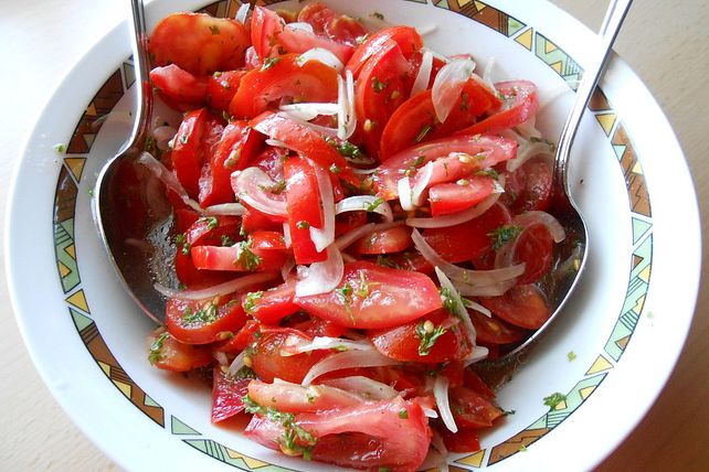 Einfacher Tomatensalat von meladori_magpie| Chefkoch