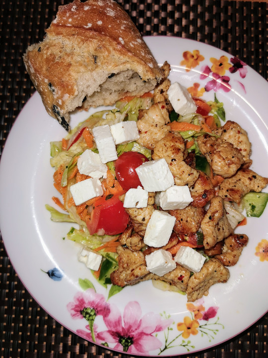 Gruner Salat Mit Putenstreifen Rezepte Chefkoch 