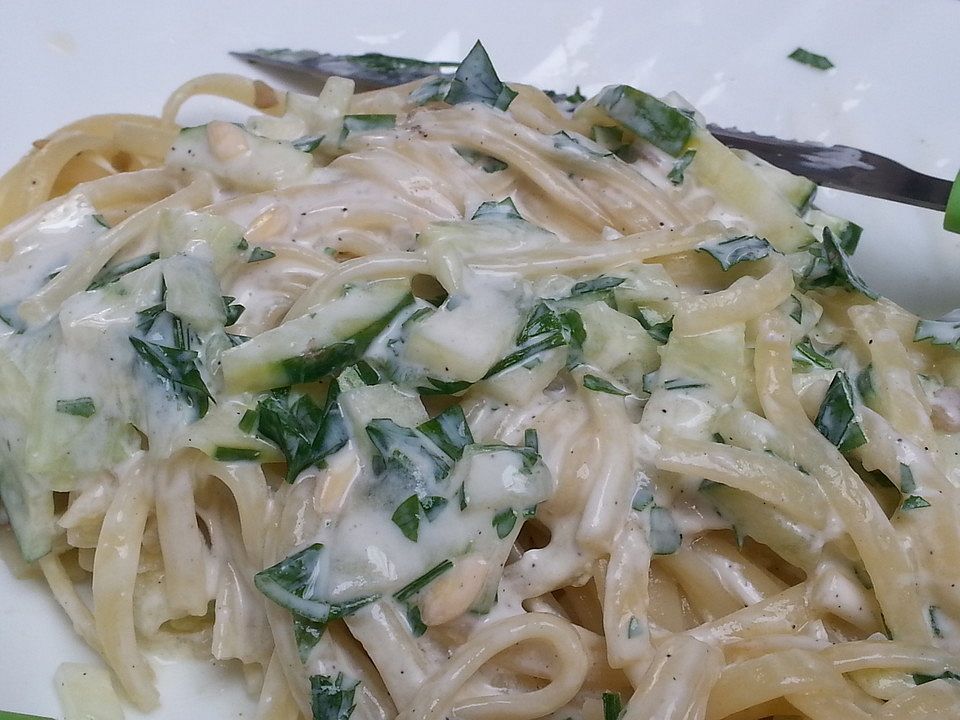 Spaghetti mit Joghurtsauce von Havah| Chefkoch