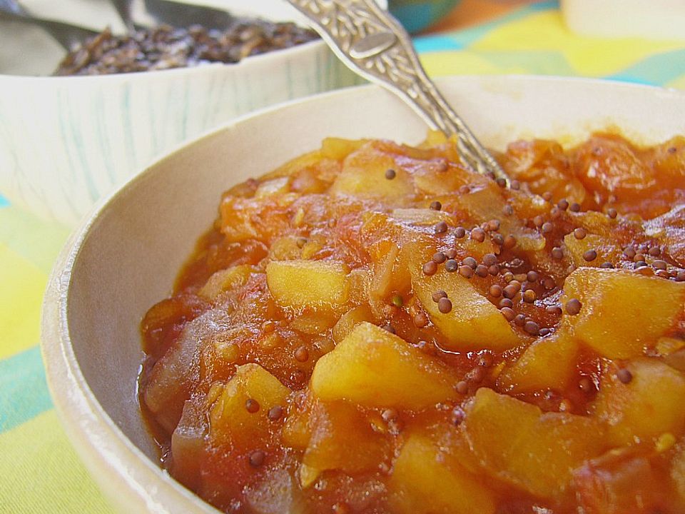 Belugalinsen mit Tomatenchutney von uschi-lisa| Chefkoch