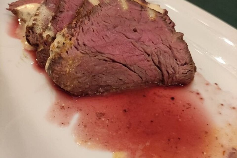 Rinderfilet an Whiskeyrahmsauce