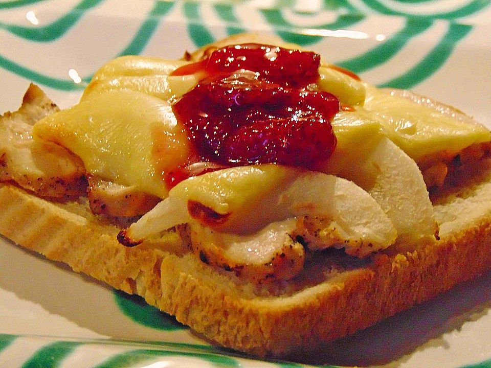 Birnen Huhnchen Toast Von Blubb0rfischchen Chefkoch 