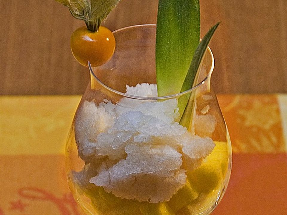 Caipirinha Sorbet mit Ananas von chefkoch| Chefkoch