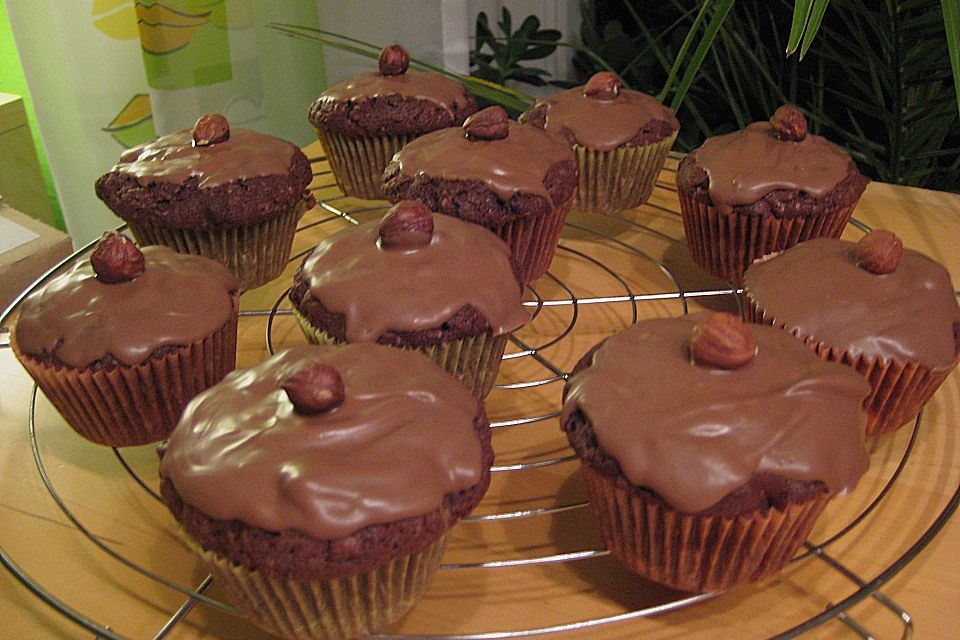 Bananen-Haselnuss-Muffins