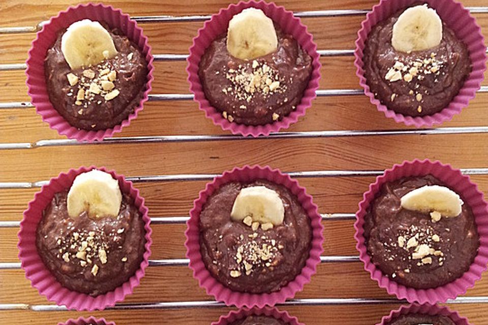 Bananen-Haselnuss-Muffins