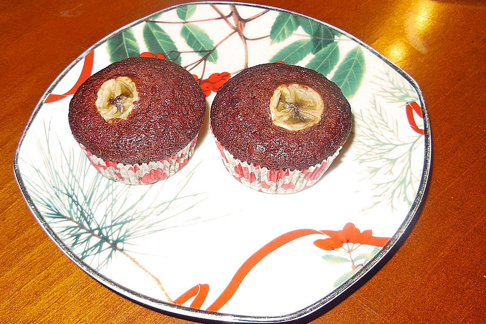 Bananen-Haselnuss-Muffins