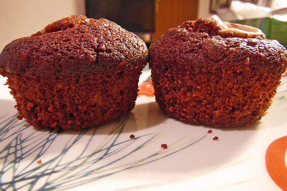 Bananen-Haselnuss-Muffins