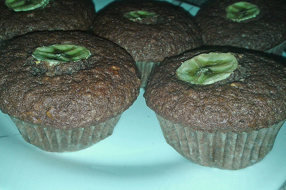 Bananen-Haselnuss-Muffins