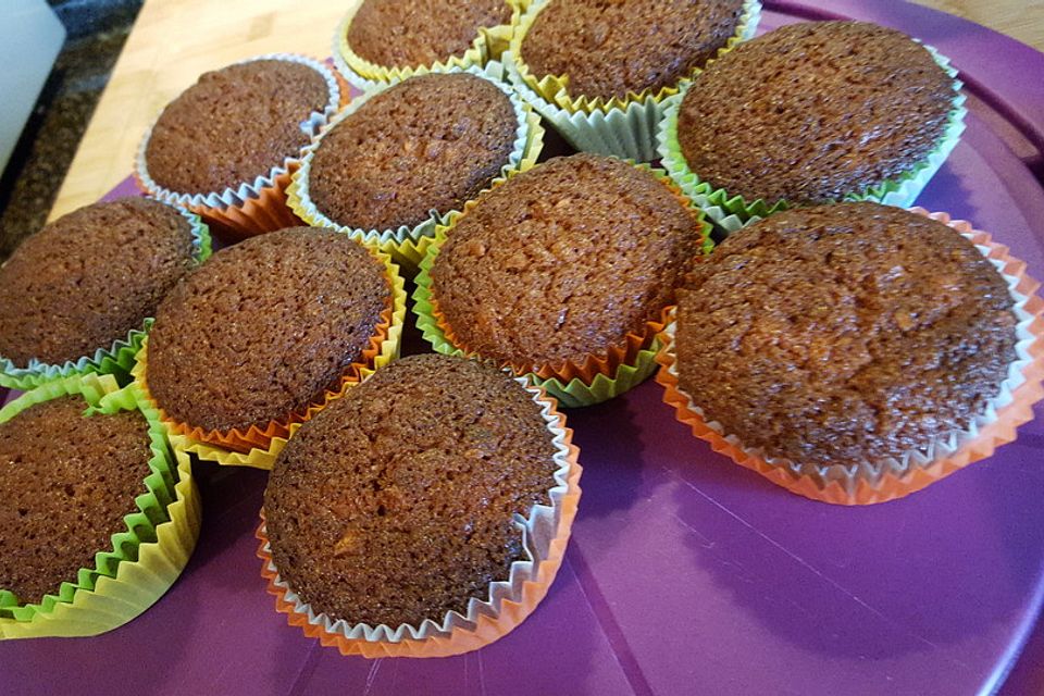 Bananen-Haselnuss-Muffins