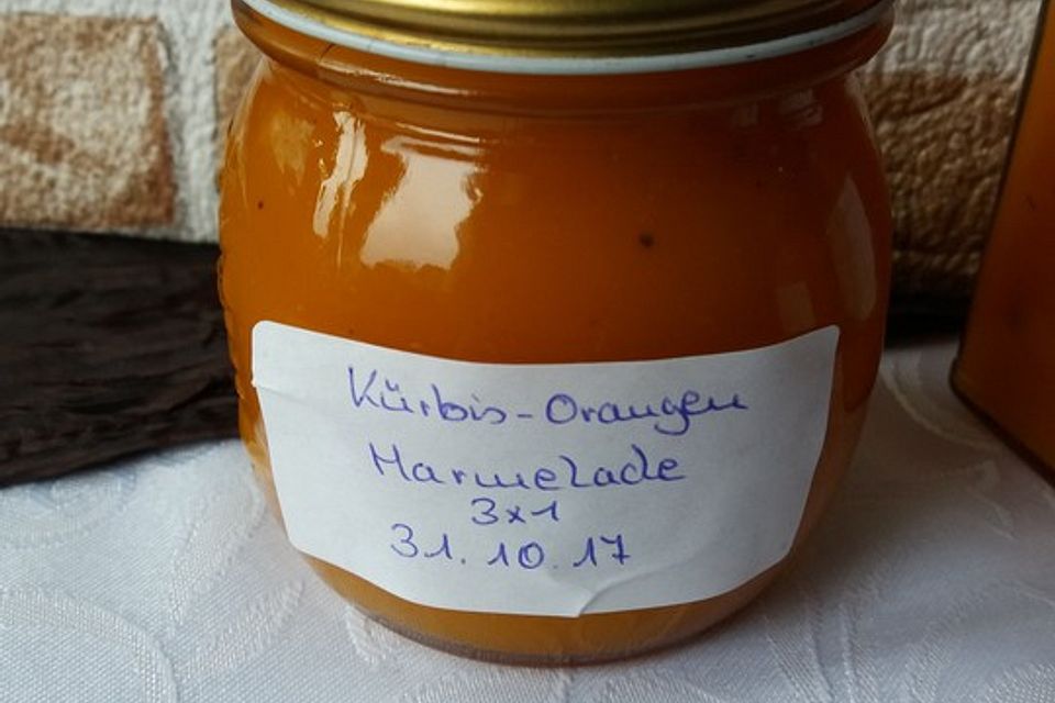 Kürbis - Orangen Marmelade