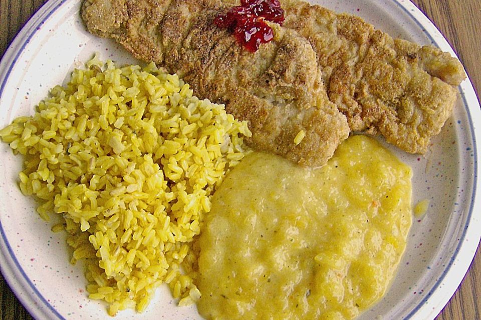 Seelachsfilet mit Mangosoße