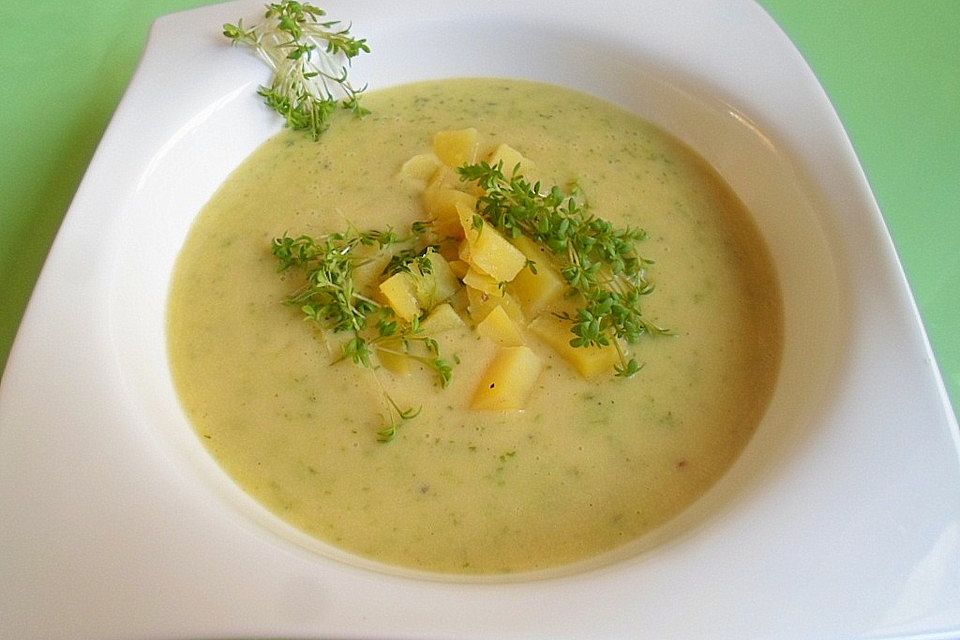 Kartoffel - Kresse - Suppe