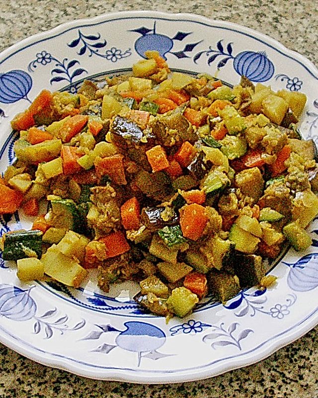 Curry - Gemüse - Pfanne